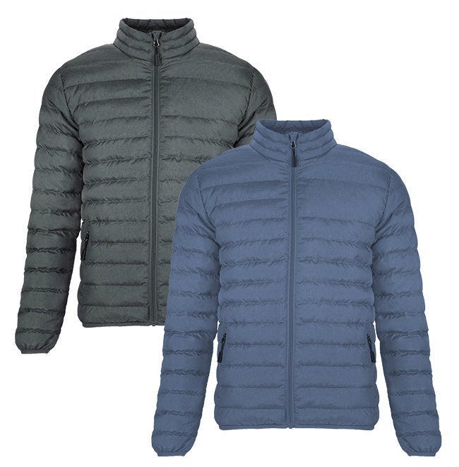 Men’s Packable Puffer Jacket with embroidered logo