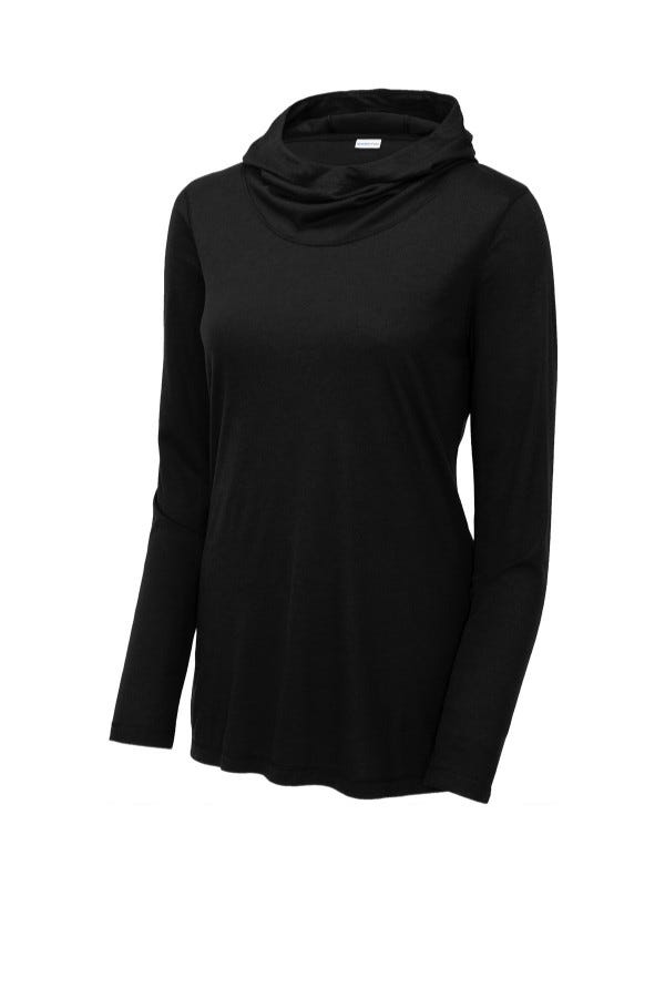 Sport-Tek® Women’s Performance Long Sleeve Hoodie with custom logo